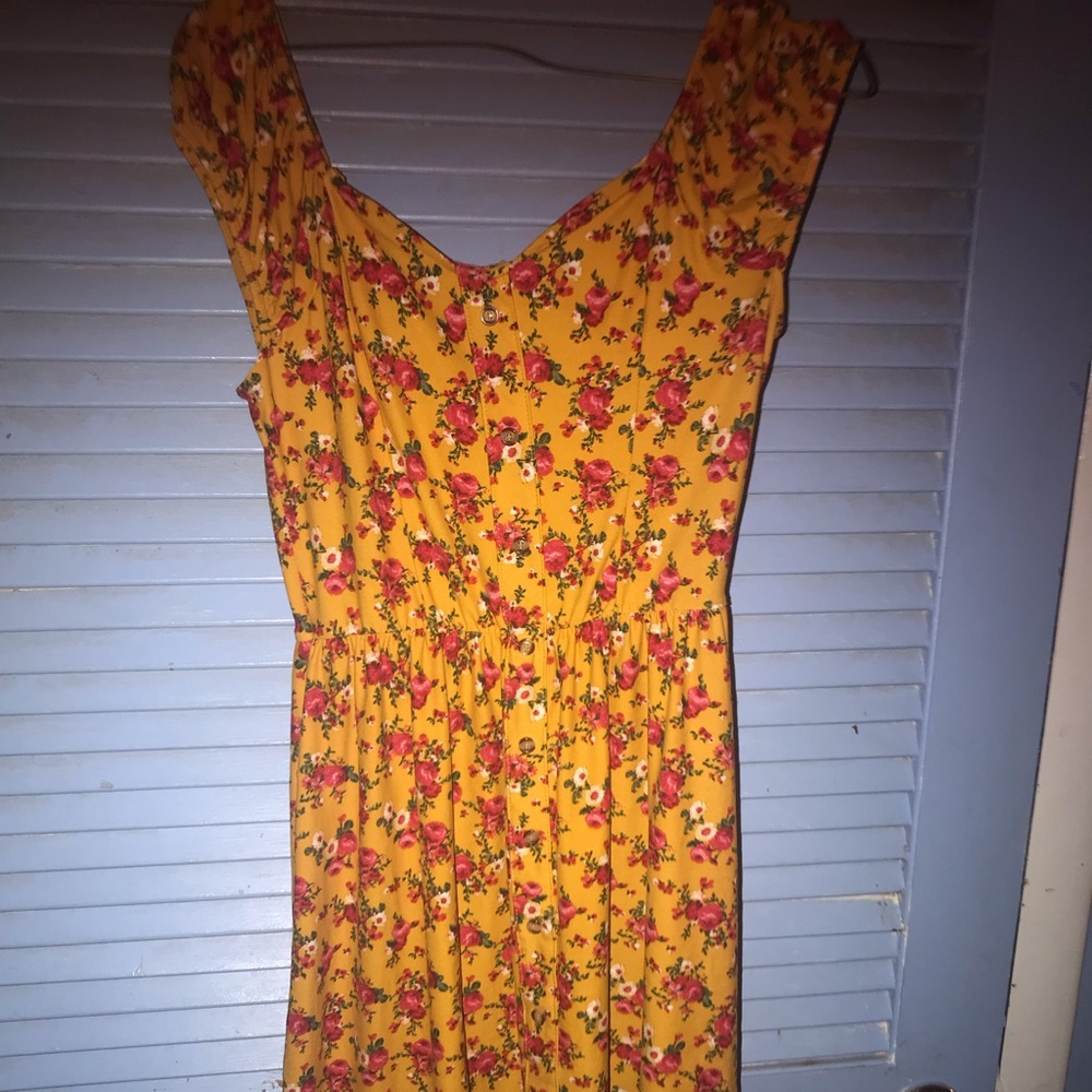 Off the shoulder Flower dress